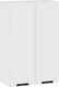 Миниатюра изображения товара Шкаф навесной для кухни ТриЯ Гренада 1ВВ6 с двумя дверьми (белый/холст белый)