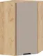 Миниатюра изображения товара Шкаф навесной для кухни ТриЯ Гренада 1ВВ6У угловой (дуб крафт золотой/холст латте)