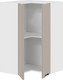 Миниатюра изображения товара Шкаф навесной для кухни ТриЯ Гренада 1ВВ6УП угловой прямой (белый/холст латте)
