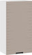 Миниатюра изображения товара Шкаф навесной для кухни ТриЯ 1ВВ5-Ф Гренада с одной дверью (белый/холст латте)