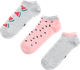 Миниатюра изображения товара Носки детские Mark Formelle 406A-2369 (р.18, светло-серый меланж/розовый)