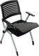 Миниатюра изображения товара Стул офисный Бюрократ X-Click-PP со столиком (черный/серый)
