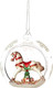 Миниатюра изображения товара Шар новогодний Tkano Festive Horse New Year Essential / TK25-NY_DEC0008