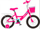 Миниатюра изображения товара Детский велосипед Arena Jerry 16 (розовый, разобранный, в коробке)