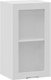 Миниатюра изображения товара Шкаф навесной для кухни ТриЯ Кимберли 1ВВ4С с одной дверью (белый/сноу)