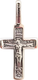 Миниатюра изображения товара Крестик из серебра Сильген 290119