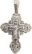 Миниатюра изображения товара Крестик из серебра Сильген 290018