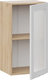 Миниатюра изображения товара Шкаф навесной для кухни ТриЯ Кимберли 1ВВ4С с одной дверью (дуб крафт золотой/сноу)
