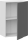Миниатюра изображения товара Шкаф навесной для кухни ТриЯ Кимберли 1ВВ5 с одной дверью (белый/титан)