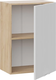 Миниатюра изображения товара Шкаф навесной для кухни ТриЯ Кимберли 1ВВ5 с одной дверью (дуб крафт золотой/сноу)