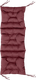 Миниатюра изображения товара Матрас для садовой мебели BIO-LINE Оксфорд с 4 завязками 50x125 / MO50x125 (бордовый)