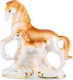 Миниатюра изображения товара Статуэтка Elan Gallery Лошадь с жеребенком / 330939