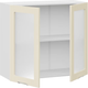 Миниатюра изображения товара Шкаф навесной для кухни ТриЯ Кимберли 1ВВ8С с двумя дверьми (белый/крем)