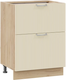 Миниатюра изображения товара Шкаф-стол кухонный ТриЯ Кимберли 1Н8Я2 с двумя ящиками (дуб крафт золотой/крем)