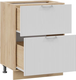 Миниатюра изображения товара Шкаф-стол кухонный ТриЯ  Кимберли 1Н8Я2 с двумя ящиками (дуб крафт золотой/сноу)