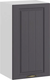 Миниатюра изображения товара Шкаф навесной для кухни ТриЯ Лина 1ВВ4 с одной дверью (белый/графит)
