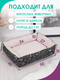 Миниатюра изображения товара Лежанка для животных BIO-LINE 40x50x15 / LDZ (черный/персик)