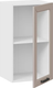 Миниатюра изображения товара Шкаф навесной для кухни ТриЯ Лорас 1ВВ45С с одной дверью (белый/холст латте)