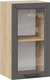 Миниатюра изображения товара Шкаф навесной для кухни ТриЯ Лорас 1ВВ4С с одной дверью (дуб крафт золотой/холст вулкан)