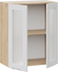 Миниатюра изображения товара Шкаф навесной для кухни ТриЯ Кимберли 1ВВ6С с двумя дверьми (дуб крафт золотой/сноу)