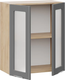 Миниатюра изображения товара Шкаф навесной для кухни ТриЯ Кимберли 1ВВ6С с двумя дверьми (дуб крафт золотой/титан)