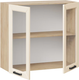 Миниатюра изображения товара Шкаф навесной для кухни ТриЯ Лорас 1ВВ8С с двумя дверьми (дуб крафт золотой/холст брюле)