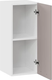 Миниатюра изображения товара Шкаф навесной для кухни ТриЯ Тиана 1ВВ3 с одной дверью (белый/мокко супермат)