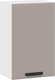 Миниатюра изображения товара Шкаф навесной для кухни ТриЯ Тиана 1ВВ5 с одной дверью (белый/мокко супермат)