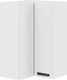Миниатюра изображения товара Шкаф навесной для кухни ТриЯ Тиана 1ВВ6УП угловой прямой (белый/белый супермат)