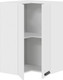 Миниатюра изображения товара Шкаф навесной для кухни ТриЯ Тиана 1ВВ6УП угловой прямой (белый/белый супермат)