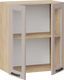 Миниатюра изображения товара Шкаф навесной для кухни ТриЯ Лорас 1ВВ6С с двумя дверьми (дуб крафт золотой/холст латте)