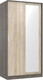Миниатюра изображения товара Шкаф-купе Кортекс-мебель Лагуна ШК01-01 (орех элия/дуб сонома)