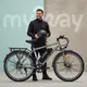 Миниатюра изображения товара Электровелосипед MyWay Let 240 Max 26 (19, бронзовый)