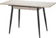 Миниатюра изображения товара Обеденный стол Древпром М46 Бостон ДП1-01-10 60x90-127 (наоми/черный матовый)