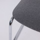 Миниатюра изображения товара Стул офисный AksHome Славия Leto 68 (темно-серая ткань/хром)