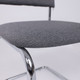 Миниатюра изображения товара Стул офисный AksHome Славия Leto 68 (темно-серая ткань/хром)