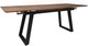 Миниатюра изображения товара Обеденный стол ОКА Сангай раздвижной 136-196x80x75 (дуб мореный/черный)