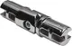 Миниатюра изображения товара Соединитель для трубы мебельной AKS d25 544 петельный (хром)