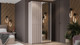 Миниатюра изображения товара Шкаф-купе ТриЯ Оскар Тиффани Т2 1200 / 282716 (белый/кашемир/кашемир матовый)