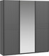 Миниатюра изображения товара Шкаф-купе ТриЯ Оскар Тиффани Т2 2100 / 282762 (черный/серый графит/графит матовый)