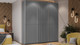 Миниатюра изображения товара Шкаф-купе ТриЯ Оскар Тиффани Т2 2100 / 282751 (серебро/серый графит/графит матовый)