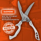 Миниатюра изображения товара Ножницы кухонные Daswerk 608902