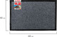 Миниатюра изображения товара Коврик грязезащитный Laima 602861 (серый)