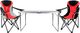 Миниатюра изображения товара Комплект складной мебели Ника ССТ-3 / ННС3/R (металлик/красный)