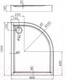 Миниатюра изображения товара Душевой поддон Omnires Riverside 80x100 L