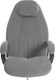 Миниатюра изображения товара Кресло офисное Tetchair Boss metalBL (велюр, серый, 29)