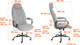 Миниатюра изображения товара Кресло офисное Tetchair Boss metalBL (ткань, серый, KUB 05)
