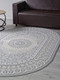 Миниатюра изображения товара Ковер Merinos Cuba F399-OVAL-BLUE (2х3)