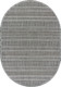 Миниатюра изображения товара Циновка Merinos Kair S157-OVAL-DARK-GRAY (1.2х1.7)