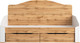 Миниатюра изображения товара Кровать-тахта Involux Sale 90x200 с ящиками / км0144 (белый премиум/дуб натюрель)